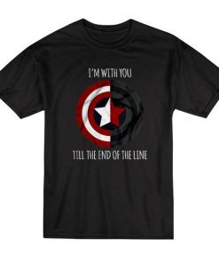 Captain America I’m With You Till The End OF The Line T-Shirt