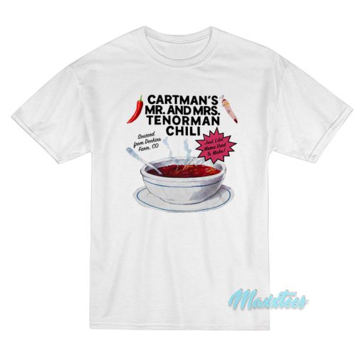 Cartman’s Mr And Mrs Tenorman Chili T-Shirt
