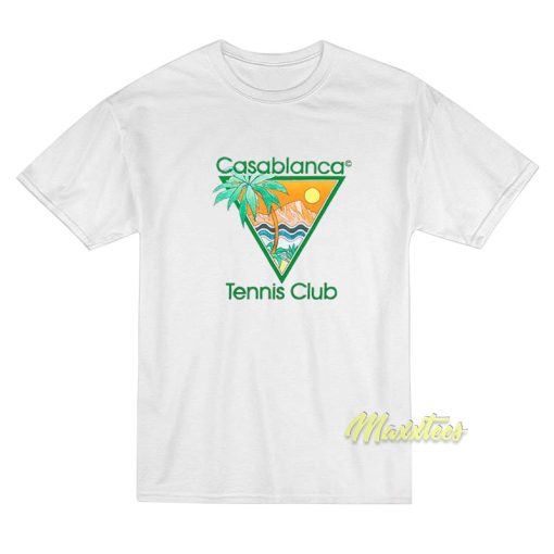 Casablanca Tennis Club Crew T-Shirt
