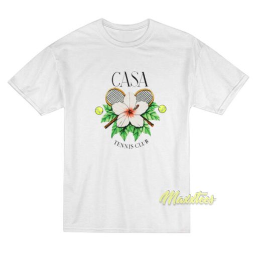 Casablanca Tennis Club Floral T-Shirt