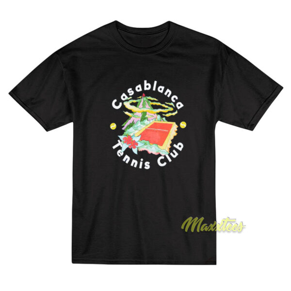 Casablanca Tennis Club Island T-Shirt Casablanca Tennis Club Island T-Shirt