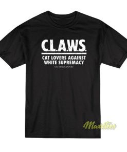 Cat Magic Punks Claws Cat Lovers Against White T-Shirt