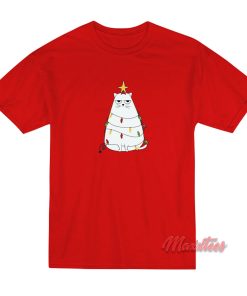 Cats With Christmas Tree Decoration T-Shirt