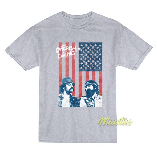 Cheech and Chong America Flag T-Shirt