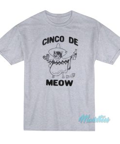 Cinco De Mayo Meow Cat Beer Spanish T Shirt 1