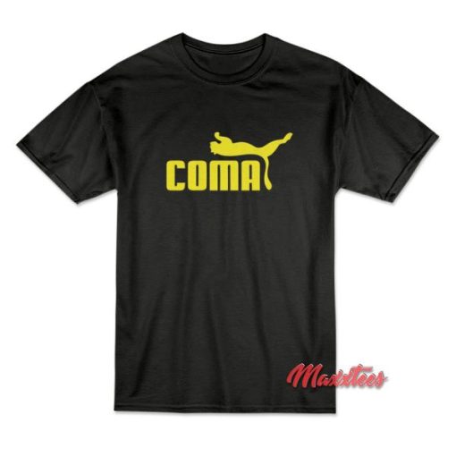 Coma Funny Logo Parody T-Shirt