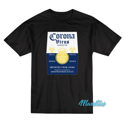 Coronavirus Corona Extra Parody T-Shirt