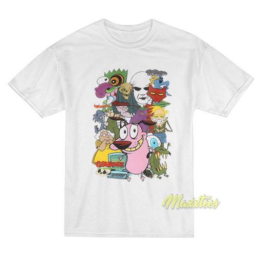 Courage The Cowardly Dog Characters T-Shirt
