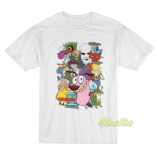 Courage The Cowardly Dog Characters T-Shirt