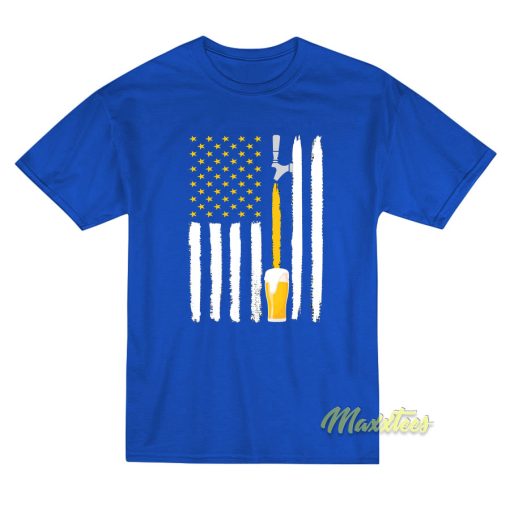 Craft Beer American Flag T-Shirt