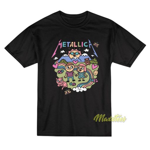 Cute Metallica Cartoon T-Shirt