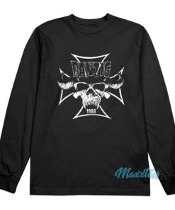 Danzig Iron Cross Skull 1988 Long Sleeve Shirt