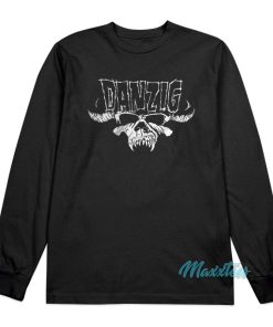 Danzig Skull Logo Long Sleeve Shirt