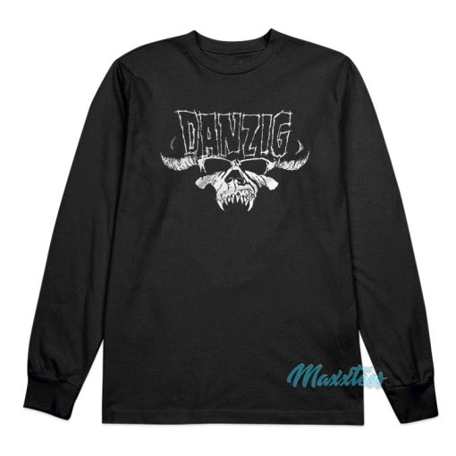 Danzig Skull Logo Long Sleeve Shirt