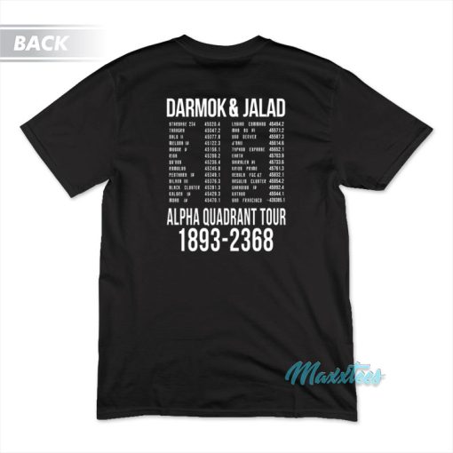 Darmok And Jalad Alpha Quadrant Tour T-Shirt
