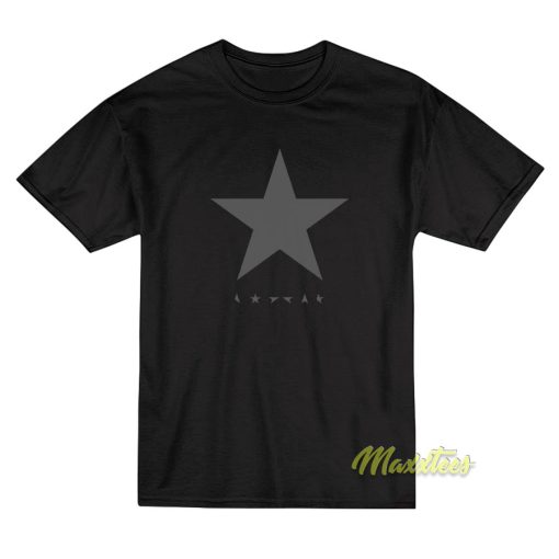 David Bowie Blackstar Album Logo T-Shirt