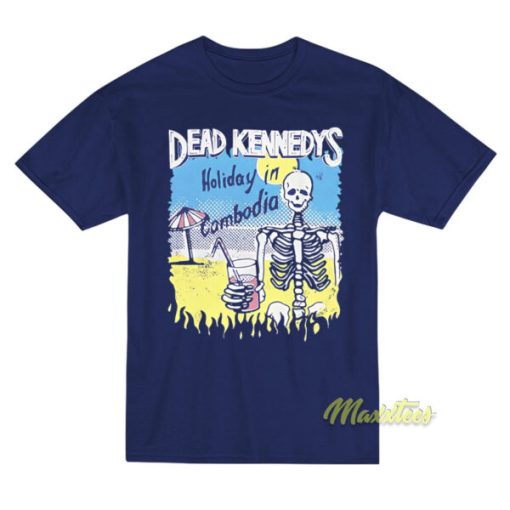 Dead Kennedys Holiday in Cambodian Skeleton T-Shirt