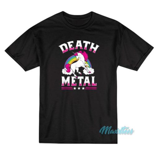 Death Metal Rainbow Unicorn T-Shirt