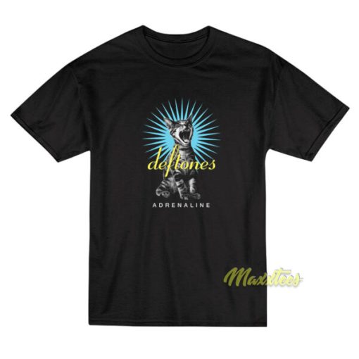Deftones Adrenaline Cat T-Shirt