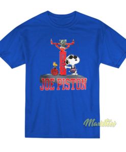Detroit Joe Pistons Snoopy T-Shirt