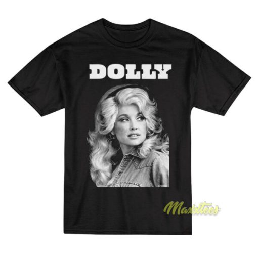 Dolly Parton Black and White T-Shirt