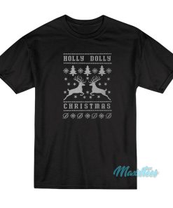 Dolly Parton Holly Dolly Christmas Deer T-Shirt