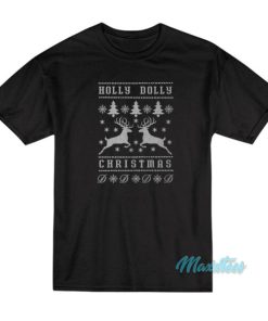 Dolly Parton Holly Dolly Christmas Deer T-Shirt