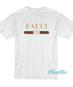 Dr Fauci White Logo Parody T-Shirt