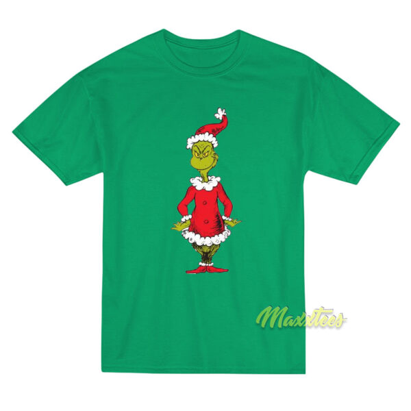 Dr Seuss Grinch Santa T-Shirt Dr Seuss Grinch Santa T-Shirt