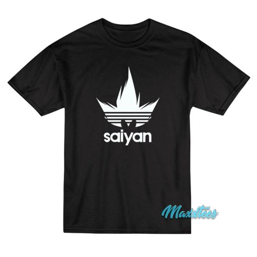 Dragon Ball Z Saiyan Adidas Parody T-Shirt