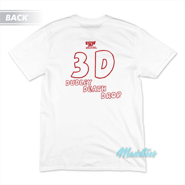 Dudley Boyz 3D Dudley Death Drop T-Shirt Dudley Boyz 3D Dudley Death Drop T-Shirt