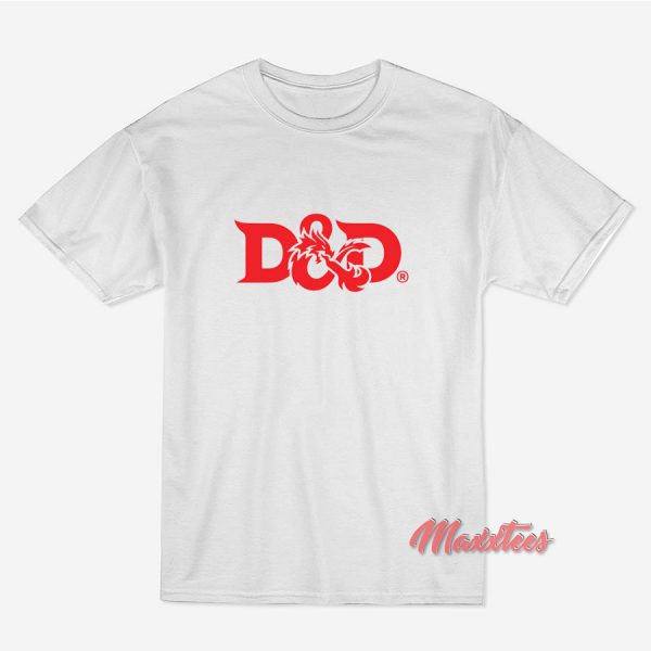 Dungeons And Dragons Red T-Shirt Dungeons And Dragons Red T-Shirt