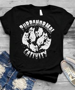 Purranormal Cativity Halloween Cat Ghost shirt