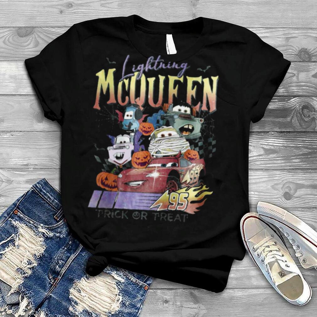 Retro Lightning Mcqueen Halloween Disneyland Christmas shirt Retro Lightning Mcqueen Halloween Disneyland Christmas shirt