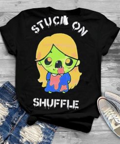 Retro Stuck On Shuffle SVG Halloween Character Shirt