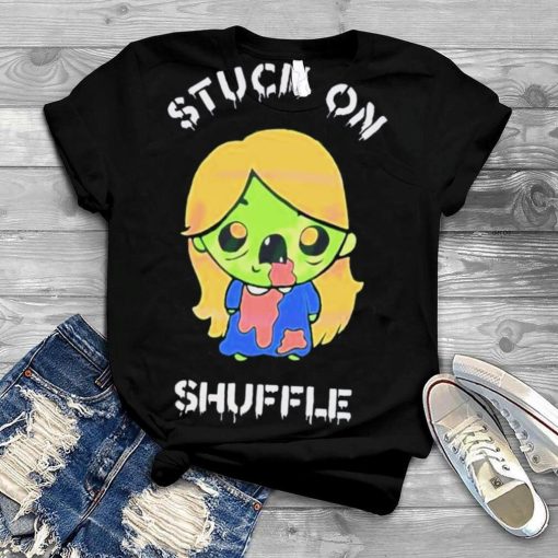 Retro Stuck On Shuffle SVG Halloween Character Shirt