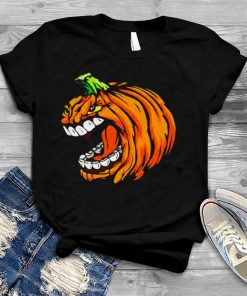 Scary Pumpkin Head Day Halloween Illustration shirt