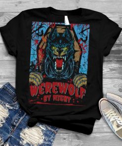 Scary Werewolf By Night Halloween Horror shirt