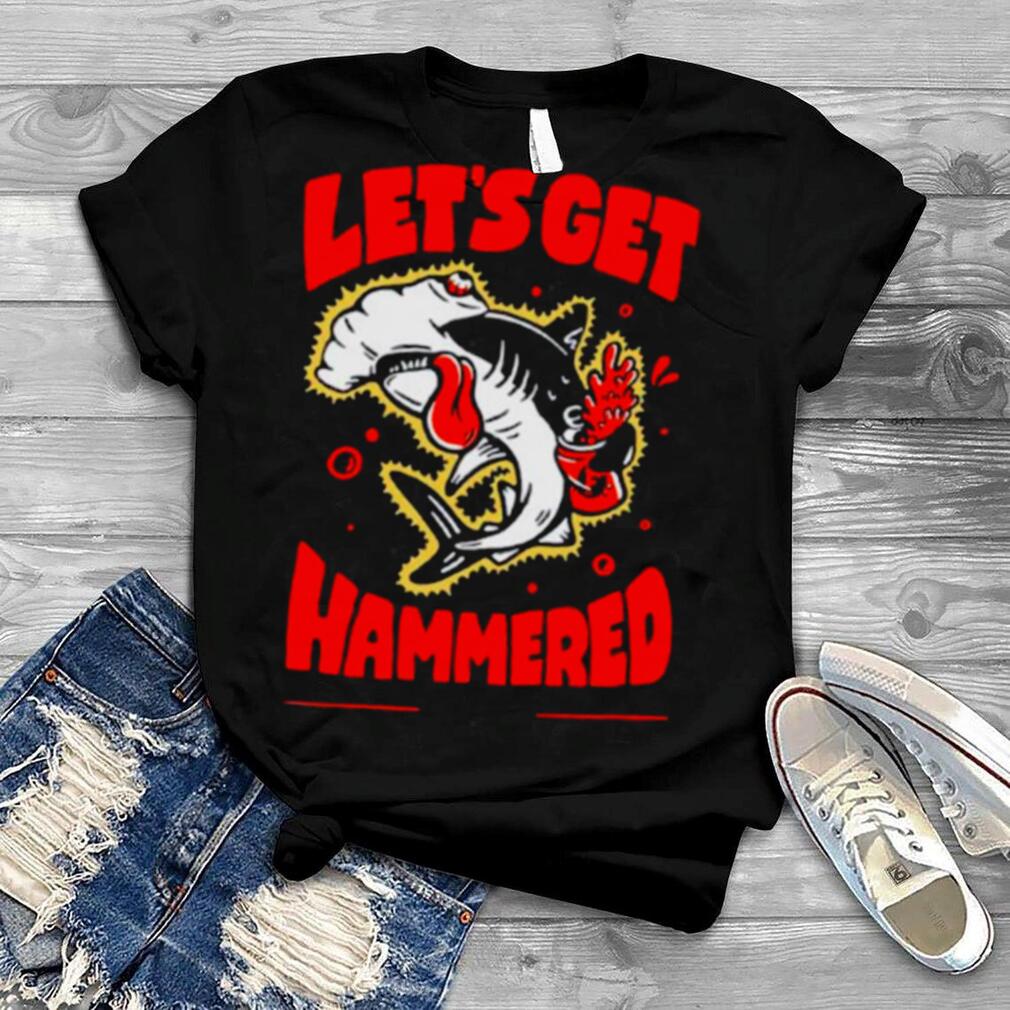 Shark let’s get hammered shirt Shark let’s get hammered shirt