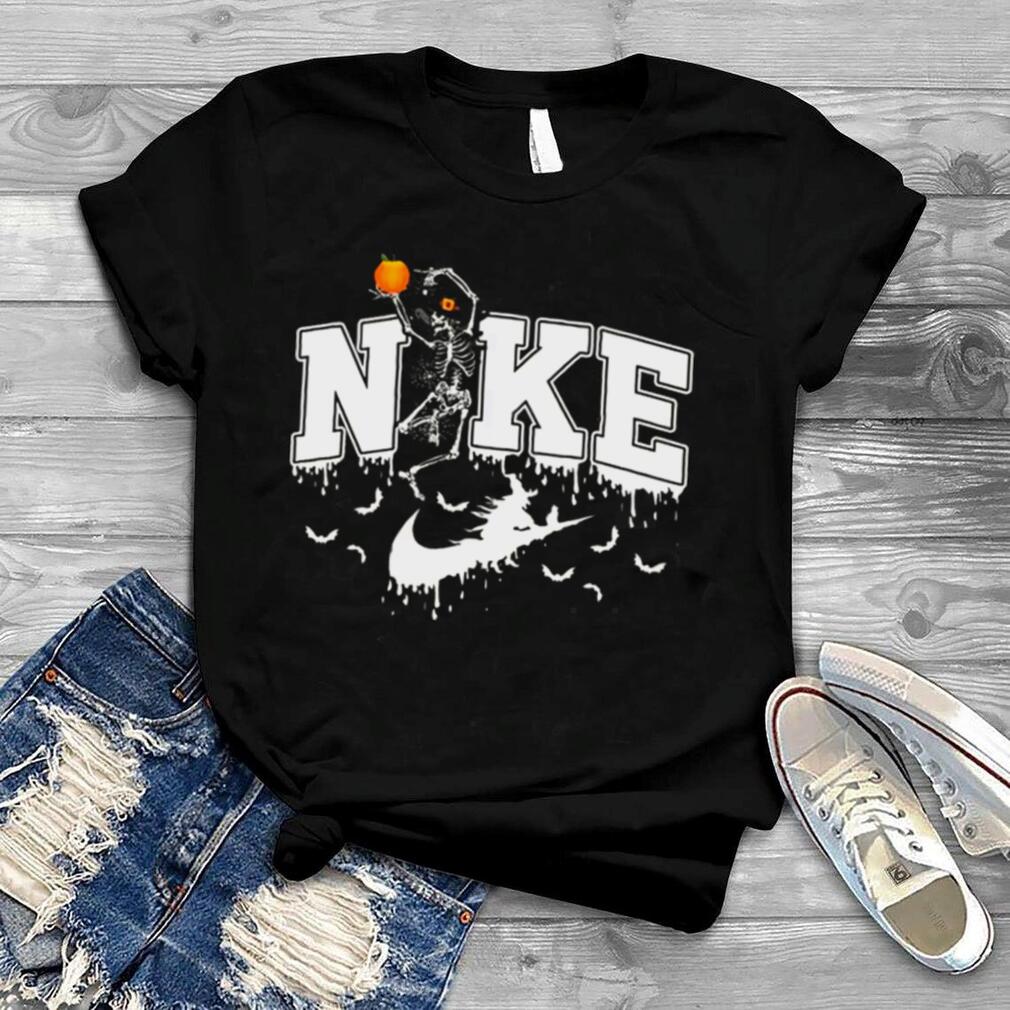 Skeleton Pumpkin Swoosh Halloween 2022 Shirt Skeleton Pumpkin Swoosh Halloween 2022 Shirt