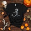 Skeleton Soccer Halloween Boys Girls Kids Men T Shirt
