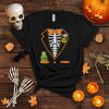 Skeleton Tuxedo Spooky Funny Halloween T Shirt