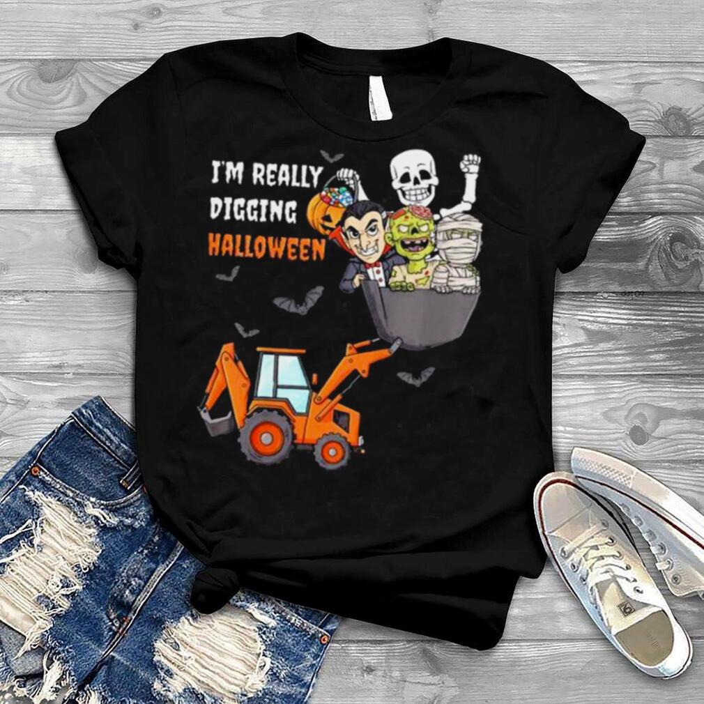 Skeleton zombie I’m really digging halloween shirt Skeleton zombie I’m really digging halloween shirt