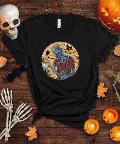 Skeletons Halloween Pumpkin Spice Witch Graphic T Shirt