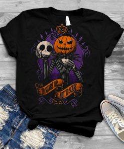 Skellington Pumpkin To Scare Or Not To Scare Halloween 2023 Shirt
