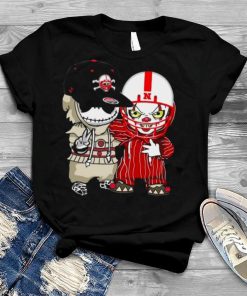 Skull And Joker Nebraska Cornhuskers Halloween T shirt