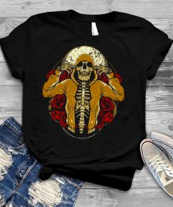 Skull And Red Roses Halloween shirt