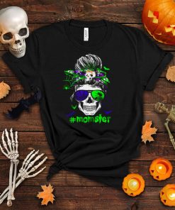 Skull Girl Momster Happy Halloween Shirt