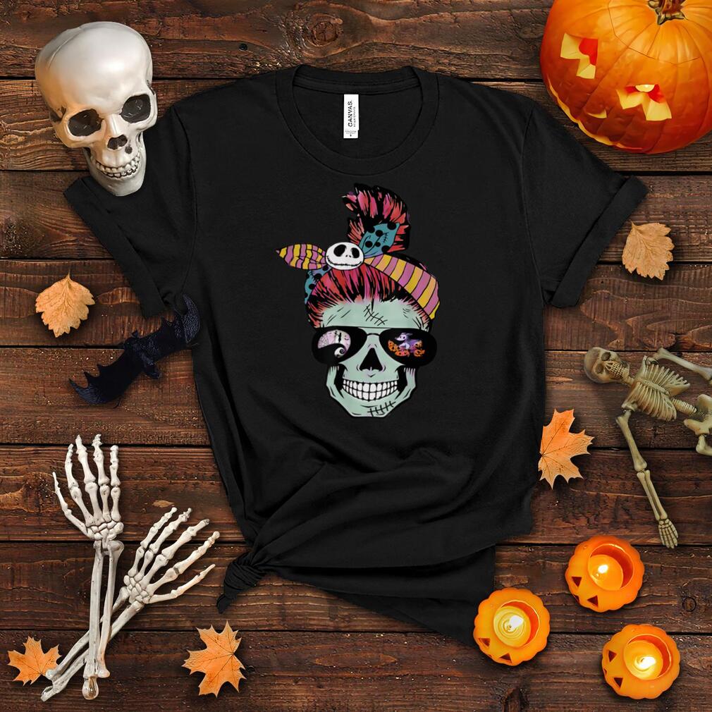 Skull Mom Funny Halloween Vibes Horror Messy Bun Mom Spooky T Shirt Skull Mom Funny Halloween Vibes Horror Messy Bun Mom Spooky T Shirt