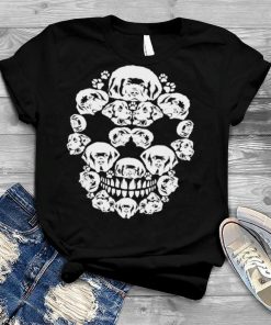 Skull Newfoundland Skeleton Halloween Costume Scary Shirt